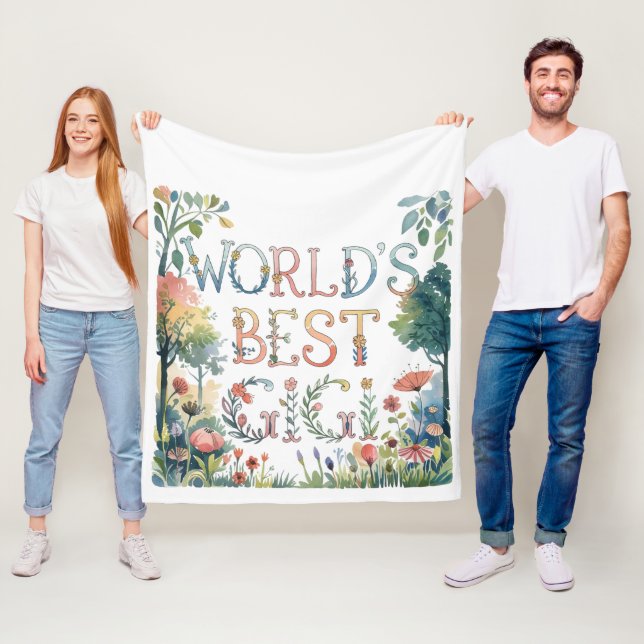 Cobertor De Velo A MELHOR Vovó GIGI do Mundo no Natal (In Situ)