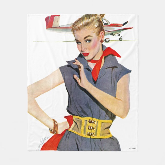 Cobertor De Velo A Menina Que Roubou Aviões (Frente)