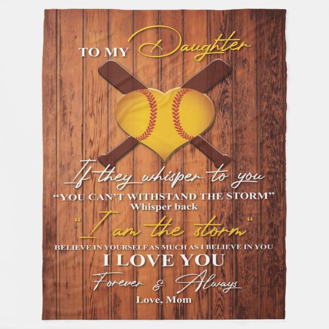 Cobertor De Velo À Minha Filha | Bonito Para O Presente Da Minha Fi (Frente)