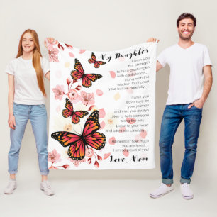 Cobertor De Velo À Minha Filha Eu Desejo A Força Que Fala O Banhete