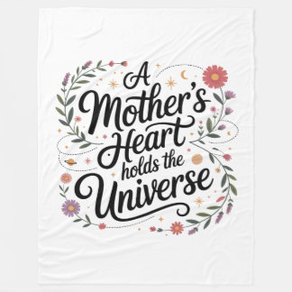 Cobertor De Velo A Mother's Heart Holds The Universe
