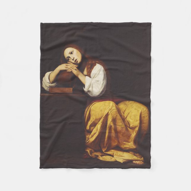 Cobertor De Velo A penitente Mary Magdalene por Giacomo Galli (Frente)