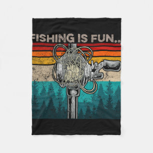 Cobertor De Velo A Pesca É Divertida Humor Pesca Ao Ar Livre B Troc