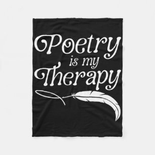 Cobertor De Velo A Poesia É Minha Terapia Poeta Escritor Saúde Ment