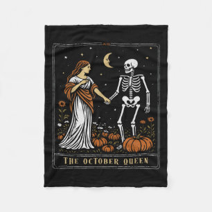 Cobertor De Velo A Rainha Tarot Card Halloween Soky Season de outub