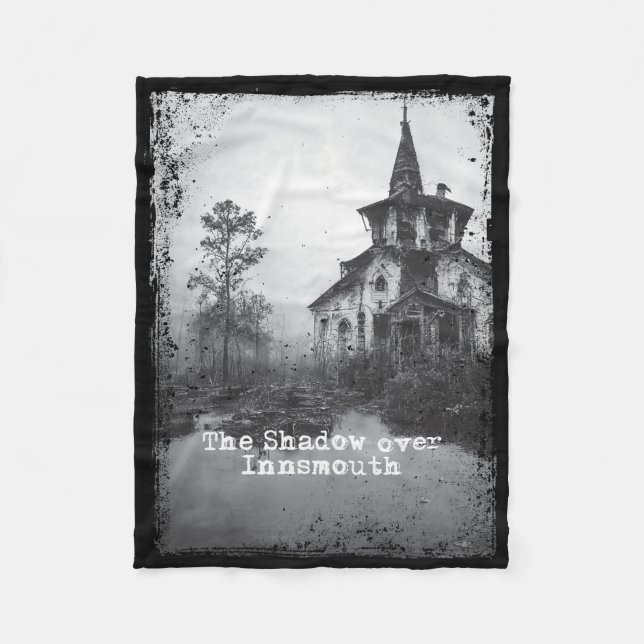 Cobertor De Velo A sombra sobre a nave afável Cthulhu Mythos (Frente)