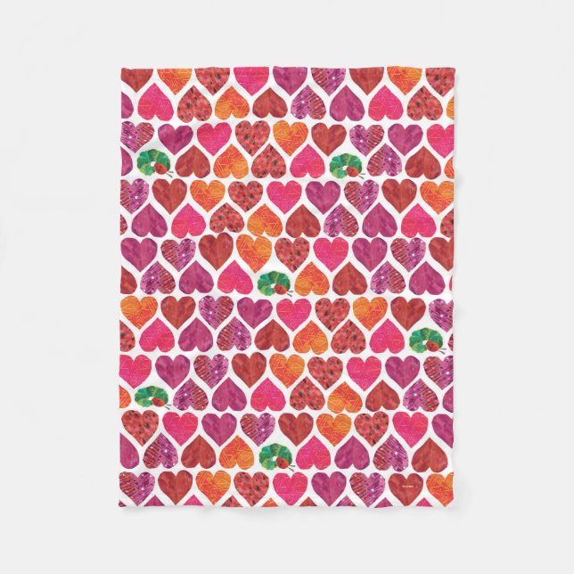 Cobertor De Velo A Tendência Muito Faminta da Lagarta | Padrão card (Frente)