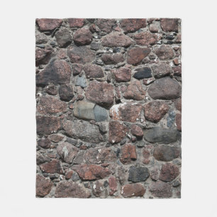 Cobertor De Velo A textura medieval da parede de pedra é um resumo,