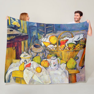 Cobertor De Velo A vida com Fruta, Paul Cezanne