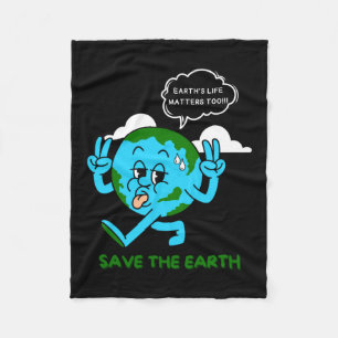 Cobertor De Velo A vida da Terra é para salvar a Terra