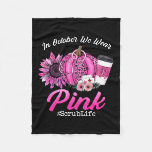 Cobertor De Velo A Vida Escrupulosa Em Outubro Vestimos Cancer Rosa