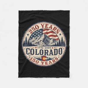 Cobertor De Velo Aamérica 250 Colorado 150 Anos Bandeira Aamericana