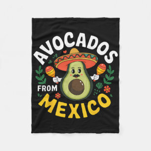 Cobertor De Velo Abacates Do México Cinco De Mayo Mexicano Fiesta