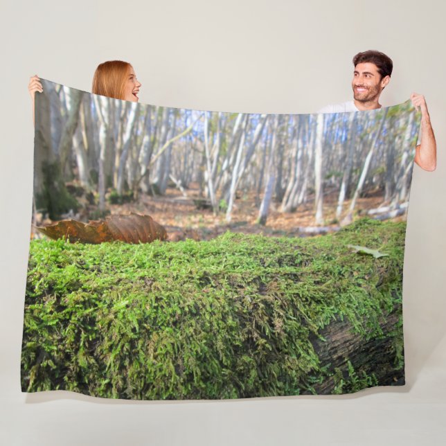Cobertor De Velo Abatimentos de árvores em Moss do outono - Persona (In Situ)