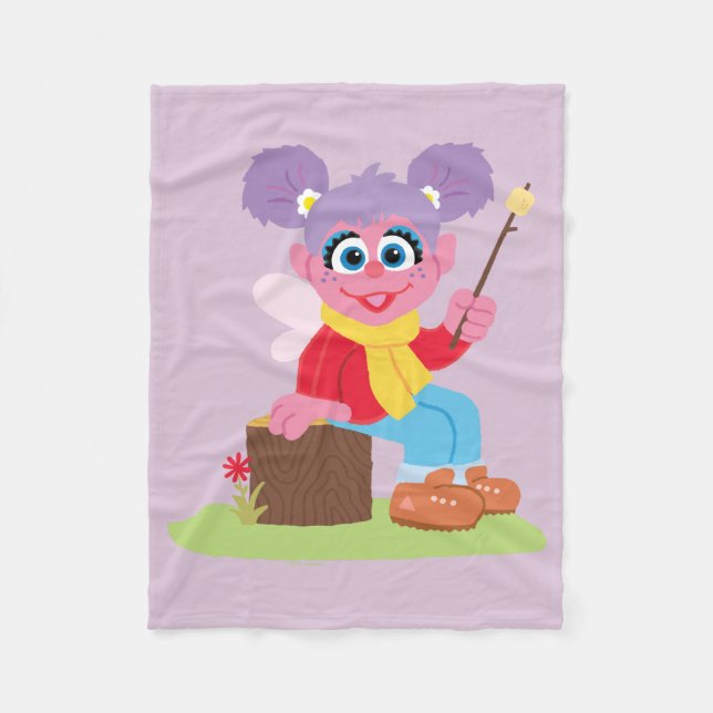 Cobertor De Velo Abby Cadabby | Fazer S'mores (Frente)