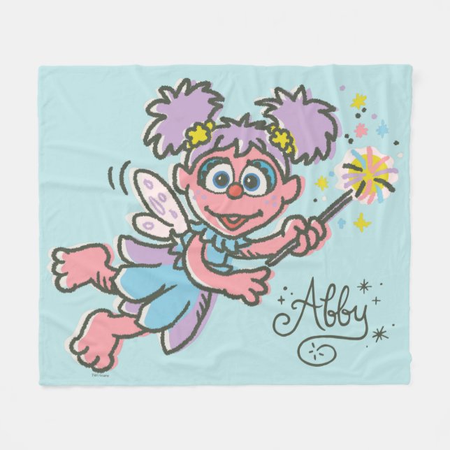 Cobertor De Velo Abby Cadabby Flying (Frente (Horizontal))