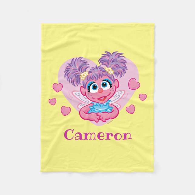 Cobertor De Velo Abby Cadabby Namorados Hearts Graphic (Frente)