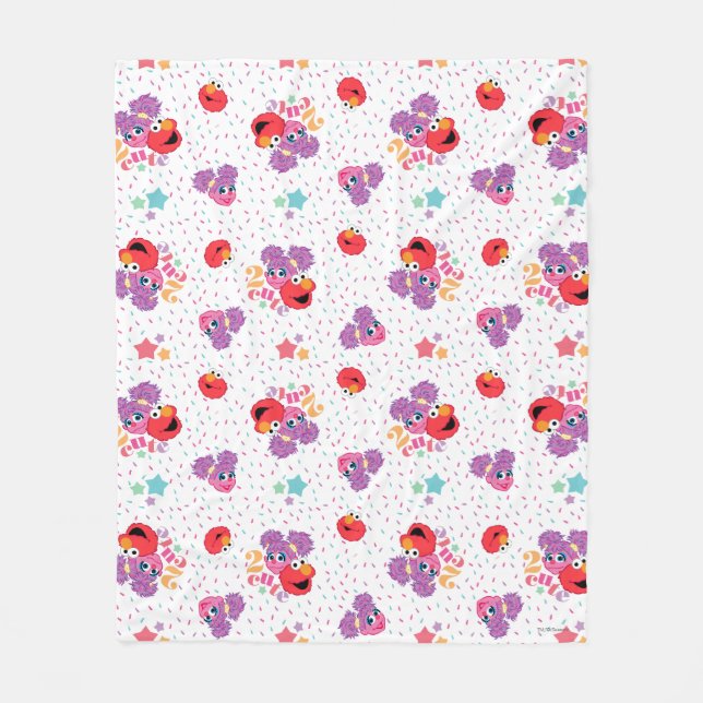Cobertor De Velo Abby E Elmo 2 Cute Patterno (Frente)