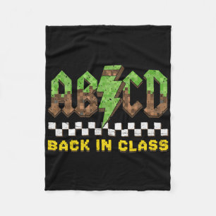 Cobertor De Velo Abcd De Volta Ao Cl Rock De Volta às Escolas Menin