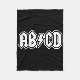 Cobertor De Velo Abcd Diversão De Volta Para Estudante De Professor