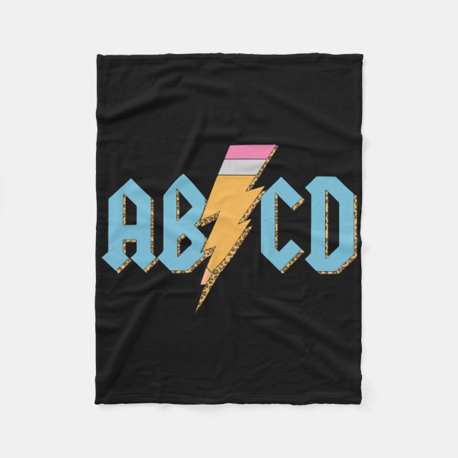 Cobertor De Velo Abcd Pencil Lightning Rock'n Reverter Professor (Frente)