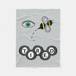 Cobertor De Velo Abelha do olho cansado