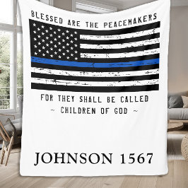 Cobertor De Velo Abençoados São Os Policiais Paqueiros Que Estão Na