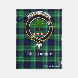 Cobertor De Velo Abercrombie Clan Tartan Scotland Fleece Blanket