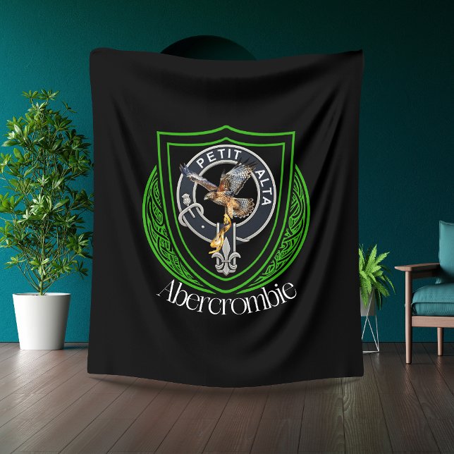 Cobertor De Velo Abercrombie Scottish Clan Crest (Criador carregado)
