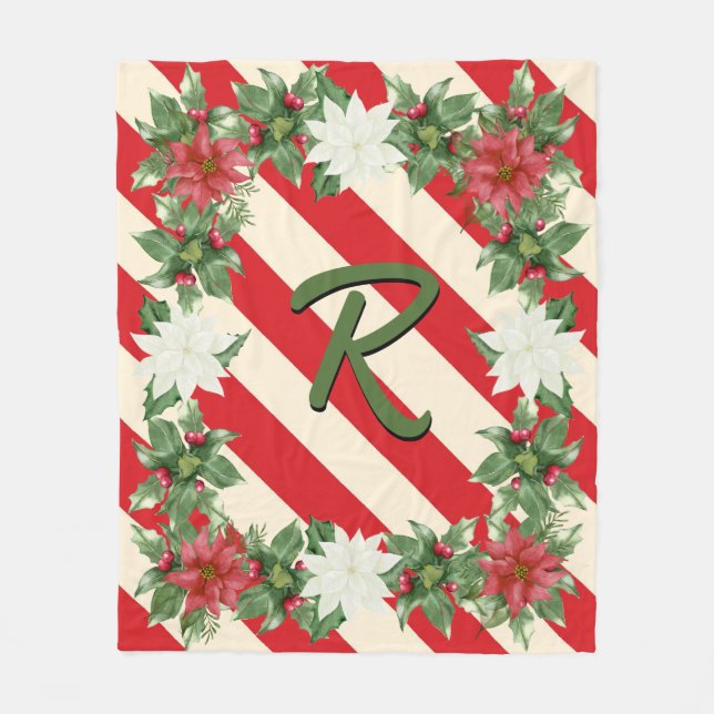 Cobertor De Velo Aberto inicial personalizado (Frente)