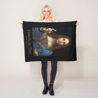Cobertor De Velo Abertura Personalizada Leonardo da Vinci Salvator