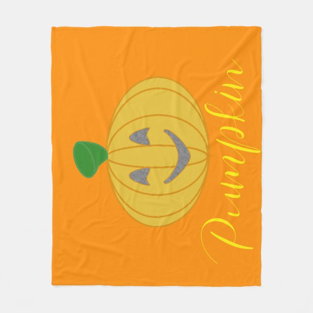 Cobertor De Velo Abóbora (Frente)