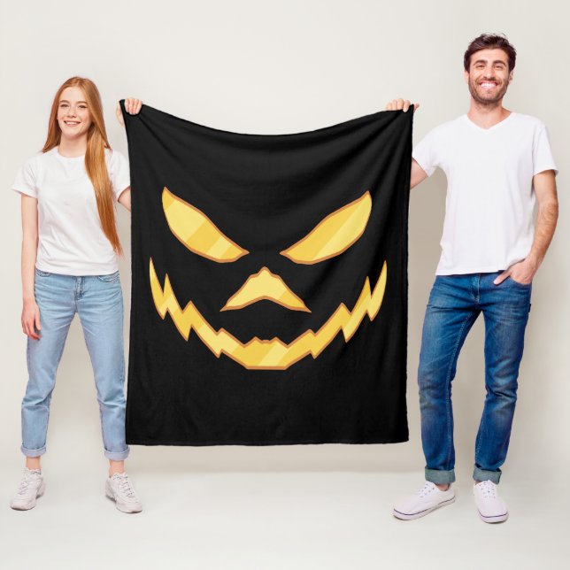 Cobertor De Velo Abóbora de Halloween (In Situ)