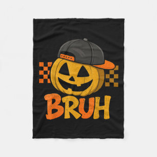 Cobertor De Velo Abóbora Rocker Chapéu Skater Legal Halloween Punk