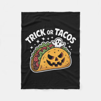 Cobertor De Velo Abóbora Taco Assustador Comida Mexicana Halloween
