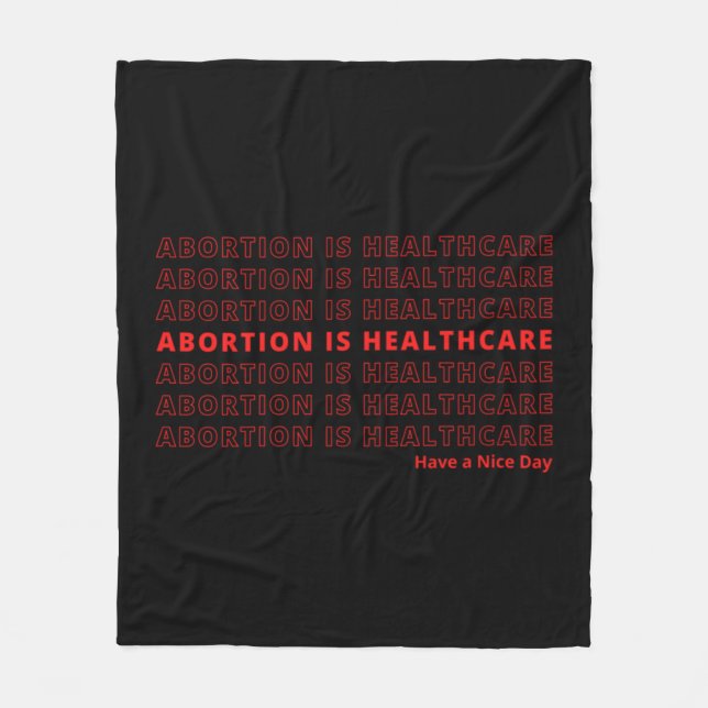 Cobertor De Velo Aborto é assistência médica (Frente)