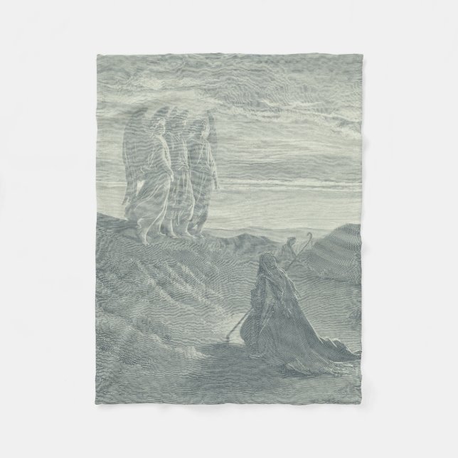 Cobertor De Velo Abraão e os Três Ângulos (Frente)