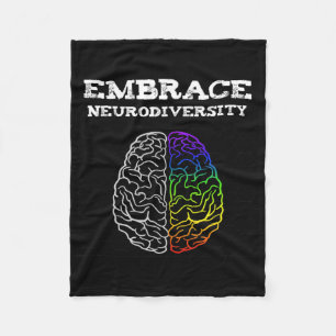 Cobertor De Velo Abraçar a Neurodiversidade Autismo Adhd Asd Braço