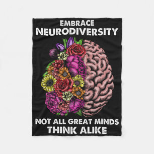 Cobertor De Velo Abraçar a Neurodiversidade Consciência do Autismo 