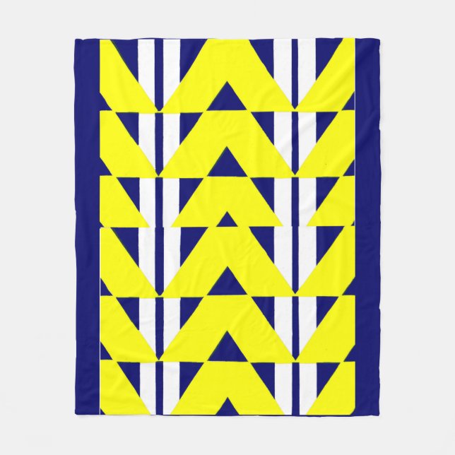 Cobertor De Velo abstração amarelo brilhante (Frente)