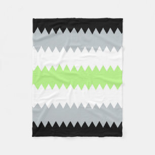 Cobertor De Velo Abstract Agender Pride Flag