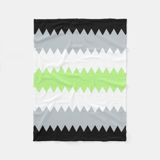 Cobertor De Velo Abstract Agender Pride Flag      (Frente)