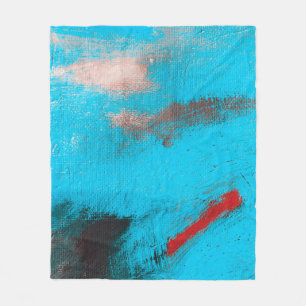 Cobertor De Velo Abstract Art Backgroundart,paint,fine,blue,canvas,