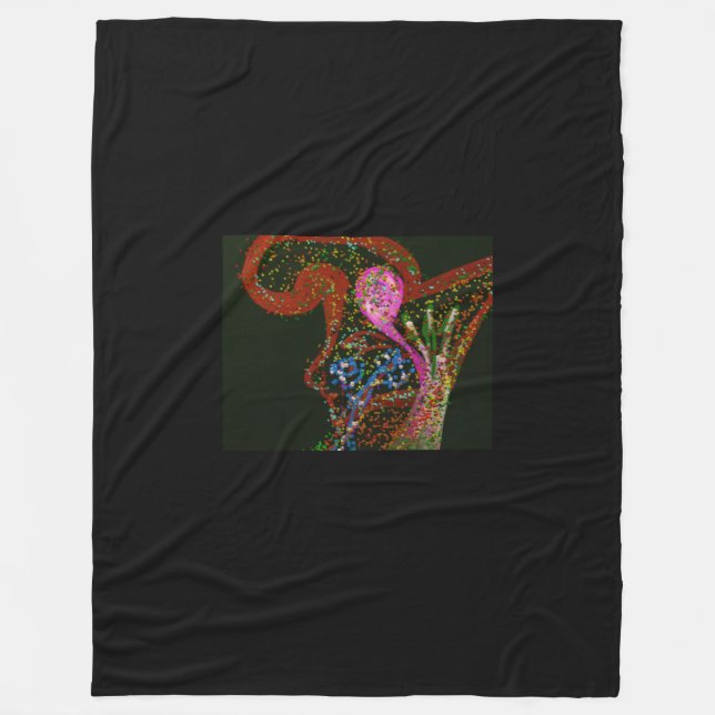 Cobertor De Velo Abstract Art Fleece Blanket (Frente)