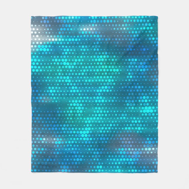Cobertor De Velo Abstract blue creative background (Frente)