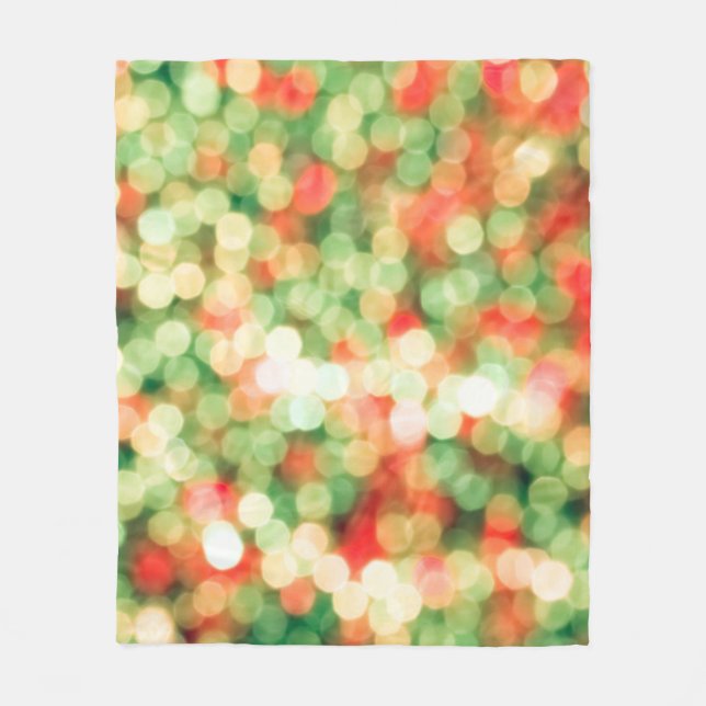 Cobertor De Velo Abstract colorful bokeh background (Frente)