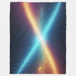 Cobertor De Velo Abstract Cosmic Light Energy Glowing Space
