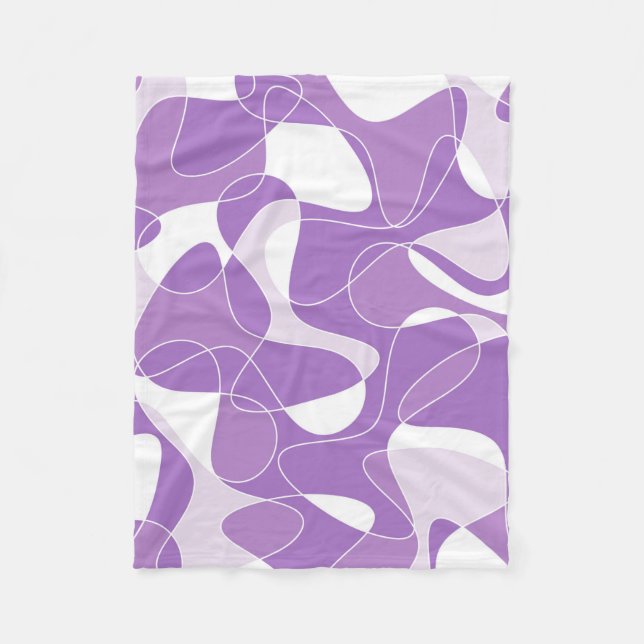 Cobertor De Velo Abstract pattern - purple. (Frente)