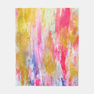 Cobertor De Velo Abstract streams of paints on the wall. Modern tex