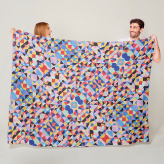 Cobertor De Velo Abstrato Bauhaus Arte Geométrica